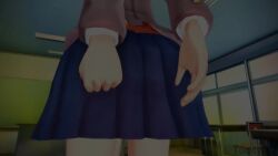 3d_animation doki_doki_literature_club embarrassed eproctophillia excessive_fart fanning_self fart fart_cloud fart_fetish gassy_female huge_fart sayori_(doki_doki_literature_club) sound_effects tagme video