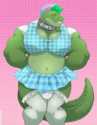 anthro bulge crossdressing flaccid male male_only scalie solo solo_male tylerstark