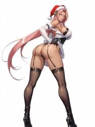 ai_generated full_body high_heels ingrid_(taimanin_asagi) pink_hair shu taimanin_asagi