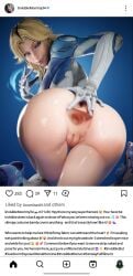 1girls 3d anus anus_spread ass asshole big_ass big_butt blonde_female blonde_hair blue_background blue_eyes caption captioned cleft_of_venus fantastic_four fat_ass female female_focus female_only hidetheapple huge_ass huge_butt invisible_woman large_ass large_butt light-skinned_female light_skin looking_at_viewer looking_back m71z30 marvel marvel_comics marvel_rivals milf nvisible_woman_(marvel partially_clothed rivals) shiny_skin simple_background social_media solo spread_anus spreading_anus spreading_own_anus stretched_anus sue_richards sue_storm superheroine superheroine_anus text text_box thick_ass thigh_gap thighs uncensored vagina