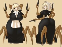 arachnid arachnid_humanoid breasts cliffside cordie digital_drawing_(artwork) digital_media_(artwork) dokukasa tagme