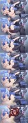 1girl1boy 1girls 1monster ahe_gao anal_insertion belly belly_bulge belly_expansion belly_inflation belt big_dick big_penis black_body blue_eyes blue_hair blush blushing_female blushing_lines boku_no_hero_academia buttplug chastity_belt comic completely_naked completely_naked_female completely_nude completely_nude_female crying crying_with_eyes_open cum cum_in_pussy cum_inside cumflated cumflated_belly cumflation dick exausted eyelashes female female_chastity female_focus female_only female_penetrated femsub hadou_nejire hearts hearts_around_head horny horny_female huge_buttplug hurt inflatable_buttplug large_buttplug light-skinned_female light_skin locked locked_up my_hero_academia naked naked_female nejire_hado nomu nude nude_female onomatopoeia ovum ovum_meets_sperm ovum_with_face ovum_with_heart pain penis predicament_bondage pregnant pregnant_belly pregnant_female pregnant_sex pussy quirk_usage scopedout shocked shocked_expression short_hair tears tears_of_pain text tongue tongue_out vein veins veiny veiny_penis watermark worried