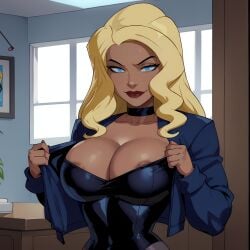 ai_generated ass big_ass big_breasts black_canary breasts dc dc_comics dcau dinah_lance female_only floxin huge_breasts justice_league justice_league_unlimited large_ass large_breasts solo_female thick_thighs twitter_link wide_hips