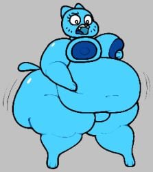 bbw big_breasts breasts chip_at_night cleavage female furry huge_breasts milf nicole_watterson nipples overweight the_amazing_world_of_gumball