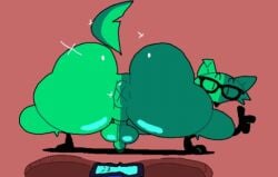 animated anthro_only big_ass bubble_butt cute edit edited fox low_quality male_only mint_mobile minty_(mint_mobile) small_penis solo_male superiorfox twerking