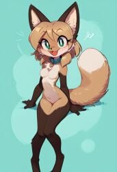 ai_generated anthro averi_(fiddleafox) female female_only fox furry furry_female horny horny_female solo