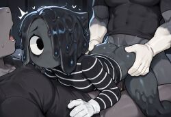 1boy 2others 3boys ai ai_generated ai_slop anal anal_sex anonymous_male anonymous_males anthro ass blot_(dandy's_world) dandy's_world dandys_world dominated dominated_male femboy gay gay_male gay_sex gloves hair_covering_eye hearts_around_head male male/male/male male_only mime sex slime_hair slimy striped_shirt threesome threesome_sex twink
