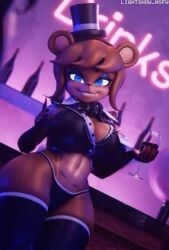 1girls 2boys 3d ai_generated animated cleavage fap_nights_at_frenni's fazclaire's_nightclub female five_nights_at_freddy's fnaf fredina's_nightclub frenni frenni_(cryptia) frenni_(cryptiacurves) frenni_fazclaire male penis shorter_than_10_seconds sound video video_game_character