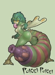 breasts gijinka monster_girl monster_hunter monster_hunter_world muhut pukei-pukei tail wings