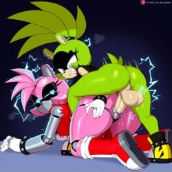 metal amy from sonic (series) by cyberslop