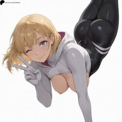 gwen stacy from marvel by opal nemy