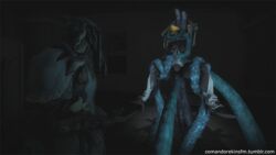 1boy 1girls 3d alien animated anthro breasts comandorekin female gif hydroid_(warframe) loop male mesa_(warframe) penetration rekin3d sex source_filmmaker straight tentacle vaginal_penetration video_games warframe