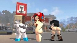 3girls afternoon ariana big_ass big_breasts black_hair blue_eyes hijab hot hot_dogging ice_chikurin ice_chikurin_(chikurincraft) kfc maitran3k7 mcyt minecraft minecraft_youtubers naked_female parking prisma3d prisma3dminecraft prisma3dnsfw prostitute public pussy twitch twitch.tv twitch_streamer twitter twitter_username yellow_hair youtube youtuber youtubers