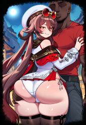 hu tao (cherries snow-laden) (genshin impact) from genshin impact by viitriol