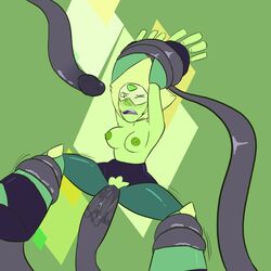 breasts clothed clothing female forced gem_(species) humanoid limb_enhancers nipples penetration peridot_(steven_universe) pussy sex steven_universe tentacle vaginal_penetration