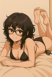 ai_generated bikini kimmelilith_(oc) lying_on_stomach mdpv_studios