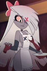 ai_generated female hazbin_hotel maplecat vaggie_(hazbin_hotel)