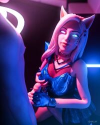 1boy 1boy1girl 3d 4:5 age_difference ahri artist_request ben_10 ben_tennyson blender crossover female handjob k/da_series kumiho league_of_legends nightclub source_request strip_club stripper teasing teen young younger_female younger_male