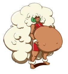 1boy absorption_vore barefoot belly big_belly blush closed_eyes cute_pred daikanu dark-skinned_male dark_skin digestion female_prey femboy femboy_pred fluffy fluffy_hair gijinka hair_vore hands_on_belly happy huge_belly humanoid male_pred male_prey multiple_prey open_mouth pokemon same_size_vore smile soft_vore vore vore_belly whimsicott white_hair