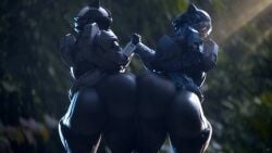 3d ai_assisted animated armored_female armour ass ass_bigger_than_head ass_focus ass_press back_view bodysuit edit edited female/female female_only female_spartan_(halo) halo_(game) halo_(series) heavenly_ass holding_hands huge_ass massive_ass massive_butt runn1non spartan_(halo) tagme thick_ass thick_legs thick_thighs two_girls video video_game video_game_character video_game_franchise