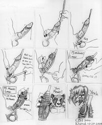 anthro cock_and_ball_torture insertion kharnak male male_urethral_insertion penetration sounding urethral urethral_insertion urethral_penetration yaoi