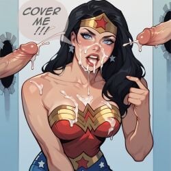 cum cum_covered dc facial glory_hole wonder_woman