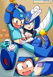 bbmbbf bondage capcom cum kissing mega_man mega_man(classic) mega_man_(character) palcomix penis splash_woman