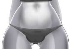 2021 anthro ass ass_visible_through_thighs butt_from_the_front camel_toe clothed clothing countershade_fur countershade_torso countershading digital_media_(artwork) disney female fur grey_body grey_fur greyscale hi_res judy_hopps lagomorph leporid mammal midriff monochrome navel panties rabbit rin_tyan shaded simple_background solo standing thigh_gap underwear white_background zootopia