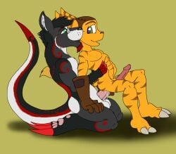 cobra_mcjingleballs 2015 2boys video_games original_character ratchet_and_clank ratchet_(ratchet_and_clank) male male_only gay yaoi