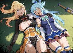 aqua (konosuba) from kono subarashii sekai ni shukufuku wo!