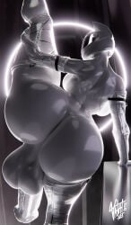 1dickgirl 1futa 3d animal_genitalia back_view breasts dickgirl futa futa_focus futa_only futanari horse_penis horsecock horsecock_futa horsecock_futanari horsecock_on_humanoid hourglass_figure huge_ass huge_balls huge_breasts huge_cock hyper_penis jinsang_3d looking_back nevaeh_(jinsang) one_leg_up rear_view stretching theavanherst thick_thighs white_body
