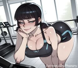 tech_jacket_(zoe_thompson) tech_jacket invincible invincible_(tv_series) zoe_thompson phanary patreon patreon_username patreon_link absurdres aesthetic ai_generated anime anime_style blurred_background digital_art digital_painting high_quality highres line_art soft_shading 1girls 1girl 1female solo_focus big_breasts huge_breasts large_breasts big_ass large_ass bubble_butt bubble_ass thick curvy curvy_figure curvy_female curvy_body curvy_hips curvy_thighs sexy sexy_pose sexy_body sexy_female beautiful beautiful_girl beautiful_female cute cute_face slut bitch 2026 blush blushing blush_lines blushing_female solo breasts looking_at_viewer smile short_hair blue_eyes black_hair cleavage twintails collarbone ass thighs shorts indoors artist_name blunt_bangs black_shorts thick_thighs half-closed_eyes bent_over short_twintails sports_bra black_sports_bra gym