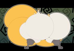big_ass big_penis bubble_butt furry huge_ass huge_cock hyper hyper_ass hyper_balls hyper_genitalia hyper_penis hyper_testicles muffyhecc penis tagme thick_thighs wide_hips