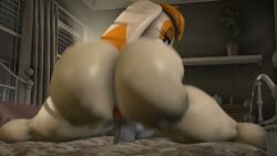 1girls 3d 3d_animation animated anthro ass ass_focus completely_nude completely_nude_female dildo dildo_insertion female female_only furry huge_ass humanoid ironhawk lagomorph looking_at_viewer looking_back masturbation naked naked_female nude nude_female penetration plap plap_(sound) rabbit solo solo_female sonic_(series) sound tagme vanilla_the_rabbit video