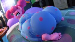 1anthro 1girls 1pony 3d 8k anthro ass ass_focus big_ass bubble_ass bubble_butt fat_ass feet female female_only friendship_is_magic hasbro higher_resolution_duplicate huge_ass my_little_pony pajamas pink_hair pinkie_pie_(mlp) pony snuddy soles toes voluptuous