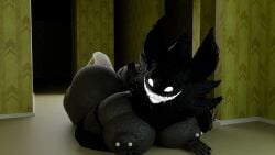 1female 3d anthro backrooms big_ass big_breasts big_butt big_penis black_fur black_skin disembodied_penis female fur furry karelia_(acerattman) lying monster_girl no_sound tagme the_backrooms vaginal_sex video