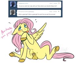 animal_genitalia balls cartoonlion cartoonlion's_futaverse collar crotchboobs cutie_mark equine feathered_wings feathers feral fetlocks fluttershy_(mlp) friendship_is_magic fur futanari hair hooves intersex looking_at_viewer mammal my_little_pony nude pegasus penis penis_tip pink_hair sheath simple_background teal_eyes tongue tongue_out tumblr white_background wings yellow_feathers yellow_fur