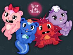 flaky (htf) from happy tree friends by scarr (artist)