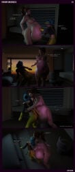 3d anal_vore big_breasts breasts brigitte female female_pred hyper hyper_belly large_breasts lepetitejane1111 overwatch overwatch_2 page_25 self_upload vore vore_belly vore_comic vore_sex