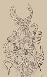 2015 ahe_gao animal_humanoid anthro bad_tumblr_id big_breasts breasts caprine celestial_(league_of_legends) centaur cum cum_in_mouth cum_in_pussy cum_inside dryad_soraka duo eclipse_series elderwood_hecarim elderwood_series equine exsir female fucked_silly goat hair hecarim hooves horn human humanoid interspecies league_of_legends long_ears long_hair mammal nipples nude open_mouth orgasm penetration pussy riot_games sex simple_background smooth_skin soraka source_request taur tentacle tongue tongue_out vaginal_penetration video_games wood wraith_(league_of_legends)