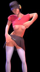 3d breasts femscout flashing_breasts flashing_pussy sfm solo team_fortress_2 tf2 theloosesavior vagina