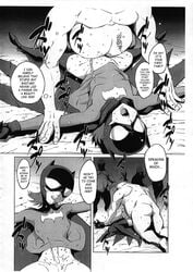 barbara_gordon batgirl batman_(series) comic dc_comics female greyscale human male missionary_position monochrome nipples penetration pussy rape small_breasts straight the_batman vaginal_penetration