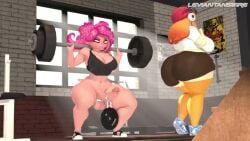 1futa 1girls 3d 3d_animation animated ass ass_bigger_than_head balls behind_view big_ass big_balls big_breasts big_butt big_penis bottomless breasts bubble_butt chubby chubby_female clothing cock_ring cum cumshot curvaceous curvy curvy_figure desti_(smg4) ejaculation erection female fully_clothed futanari handsfree_ejaculation huge_ass huge_breasts huge_cock human_meggy leviantan581re lifting_with_penis looking_at_ass meggy_spletzer mostly_nude narrowed_eyes nintendo no_sound nude octoling orgasm penis penis_weight shaking_ass smg4 splatoon squatting tagme tentacle tentacle_hair thick_thighs trembling unseen_female_face video voluptuous voluptuous_female voluptuous_futanari weightlifting weights wide_hips workout yellow_eyes