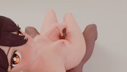1boy 1girls 3d 3d_animation animated ass blush brown_hair female genshin_impact grin hoyoverse hu_tao_(genshin_impact) lazyrule34 looking_at_viewer looking_back male male_pov mihoyo moaning mp4 nariaudios nude opennsfwsp pointyaux pov shorter_than_10_seconds sound starry_eyes tagme thigh_sex video