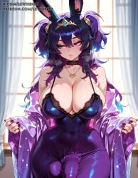 1futa 1futanari ai_generated animal_ear_fluff animal_ears balls bangs big_balls big_penis blue_eyes blue_hair breasts bulge bulge_through_clothing bulge_under_clothes bunny bunny_ear bunny_tail cock cotton_tail cottontail cottontail_(vtuber) erect_penis erection fluffy fluffy_ears fluffy_tail fringe fur furry futa_only futadom futanari heterochromia huge_balls huge_cock huge_penis indie_virtual_youtuber indie_vtuber lewdiboo locks long_hair messy_hair multicolored_hair nipples penis pink_hair posing posing_for_the_viewer purple_eyes purple_hair sidelocks solo solo_focus solo_futa streaked_hair sweat sweatdrop testicles thighs veiny veiny_penis very_long_hair vtuber vtuberfanart vtubers