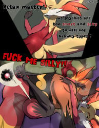 2koma absurd_res anthro butt canid canine claws clothing comic cuckold delphox digit_ring dress duo emboar english_text female fox fox_tail fuzymuze generation_5_pokemon generation_6_pokemon hi_res humanoid infidelity jewelry leg_wrap male male/female mammal nintendo paws pokeball pokemon pokemon_(species) ring sex smug text toe_claws wedding_ring