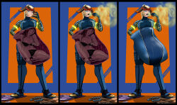 bel_(beltorchika12) belch belching beltorchika12 blonde_female blonde_hair blue_bodysuit blue_eyes bodysuit burger burp burping eating external_view female female_only female_pred female_prey headgear internal_view lingerie naomi_(naomiluvsu) post-nut_clarity regret regretful_prey saintshevron same_size_vore sequence vore vore_belly willing_pred