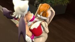 1futa 1girls 3d 3d_animation animated anthro bat big_breasts bottomless bouncing_ass bouncing_breasts bra cum cumshot female furry futa_on_female futanari humanoid ironhawk kneeling large_breasts open_mouth outercourse paizuri penis rabbit rouge_the_bat sonic_(series) sonic_the_hedgehog_(series) tagme thighhighs titjob vanilla_the_rabbit video
