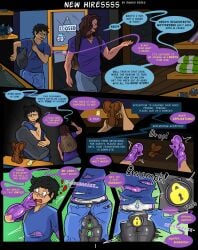 2026 amusement_park apode auko_(riggedreded) chastity_bulge chastity_device clothes_rip comic creo_(the1nonly) draconcopode dripping english_text gift_shop goo_transformation handles_on_back handles_on_thighs hi_res human kotaro_(kotarofoxxxx) latex legless lock_symbol male mammal meme naga null_bulge permanent_smile pool_toy riggedreded sculpture serpentine solo squeaking statue text toy transformation water_park