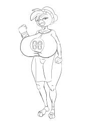 zoe_monroe big_boobs scar wide_hips furry_female furry beat_banger sassy